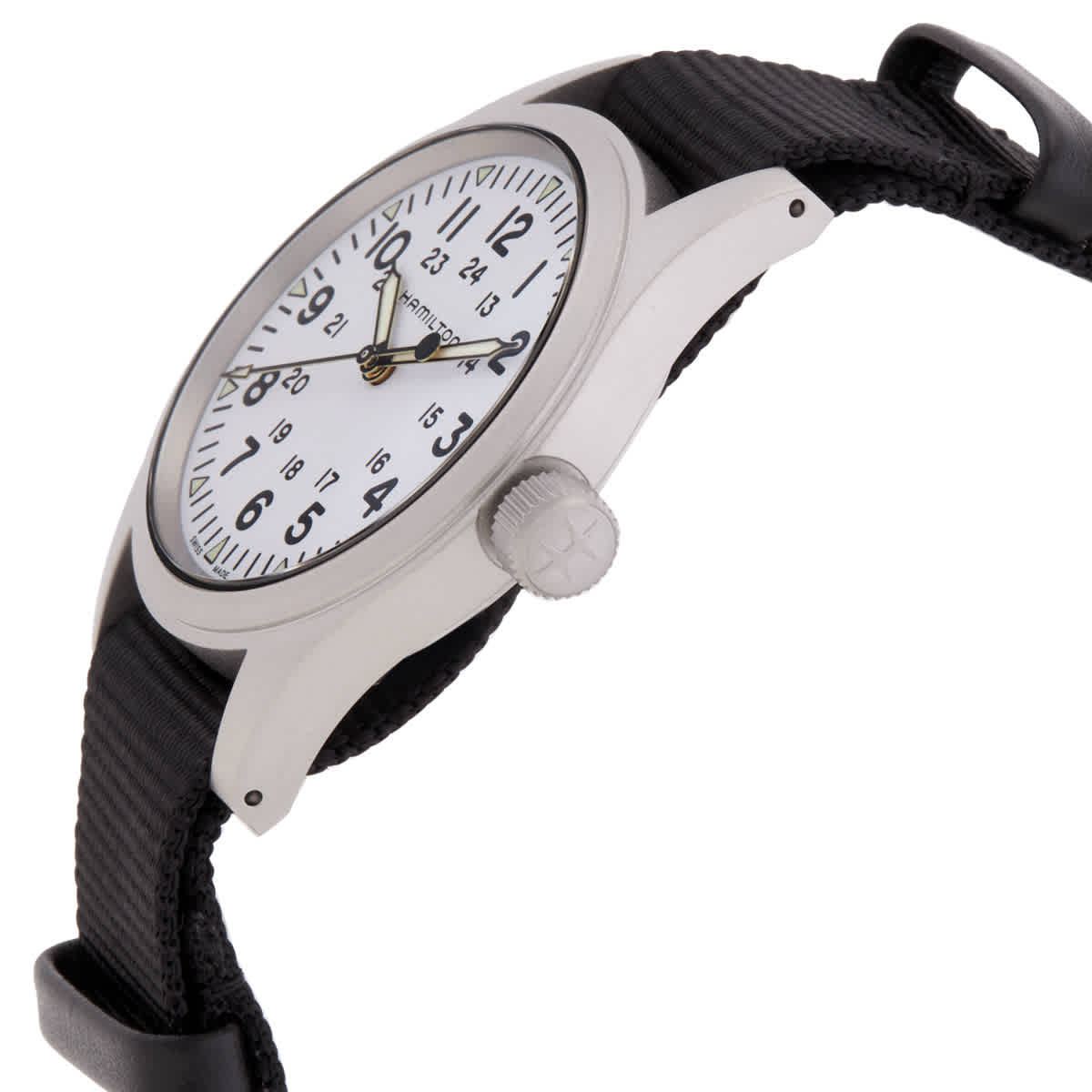 Hamilton Khaki Field Manual Wind White Dial Watch H69439910