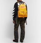 Off-White - Y013 Logo-Print Shell Backpack - Yellow