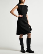Mcqueen Womens Midi dress in Black