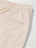 Theory - Laurence Straight-Leg Cotton-Blend Twill Trousers - Neutrals