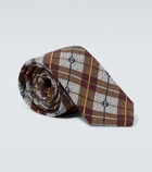 Gucci - Double G Rhombus jacquard tie