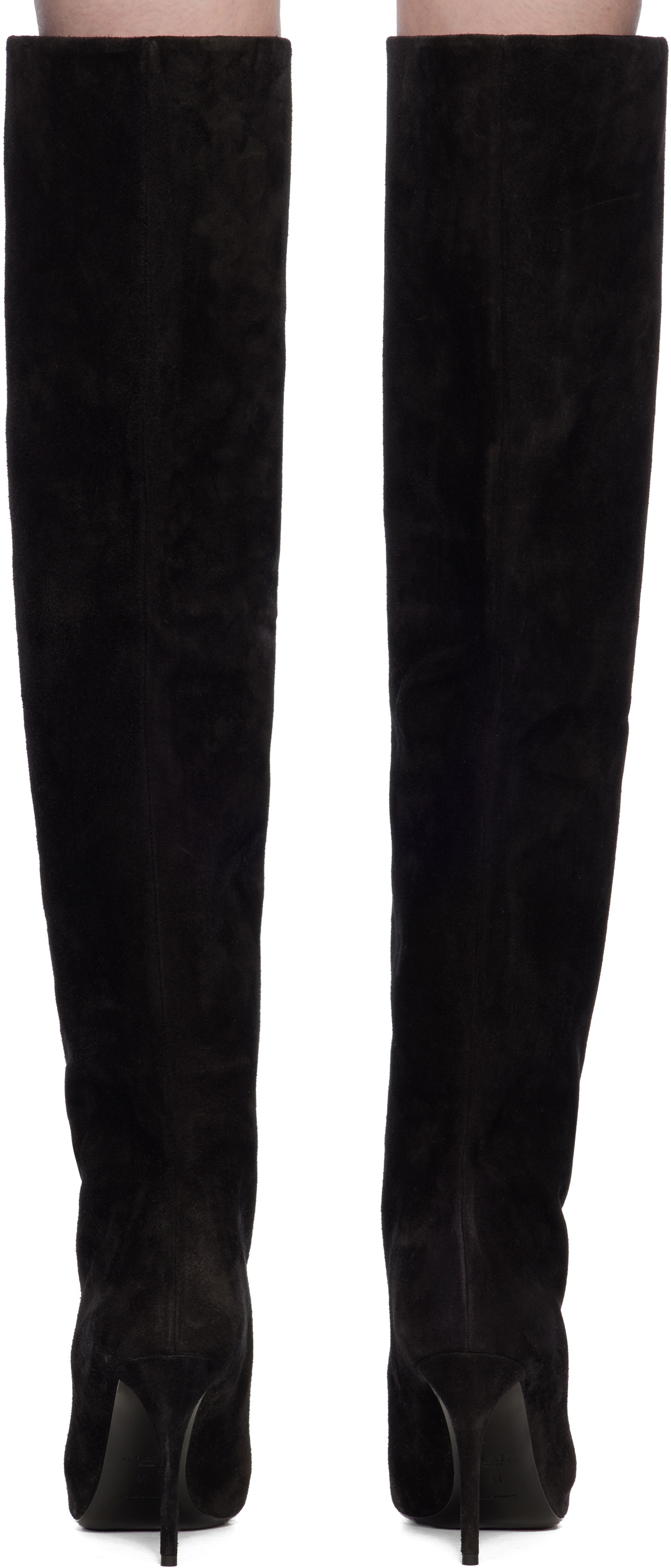 ALAÏA Black Decollete Boots