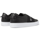 Givenchy - Urban Street Logo-Print Leather Slip-On Sneakers - Black