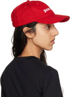 Palm Angels Red Classic Logo Cap