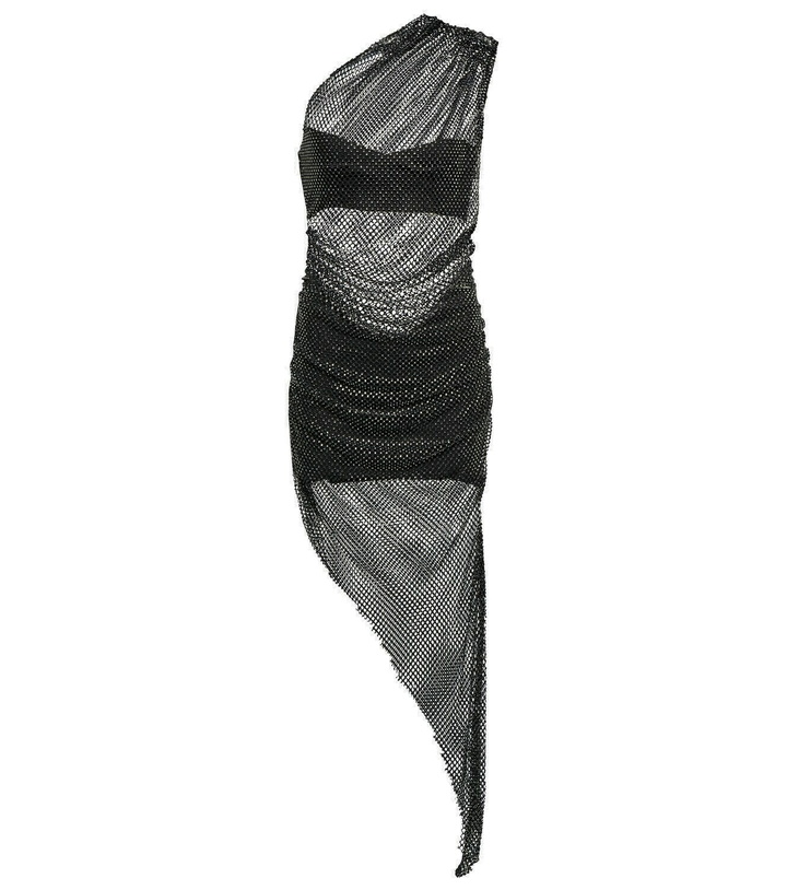 Photo: Giuseppe di Morabito Crystal-embellished mesh midi dress