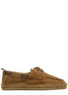 Castañer Nemo T Suede Espadrille Loafers Beige