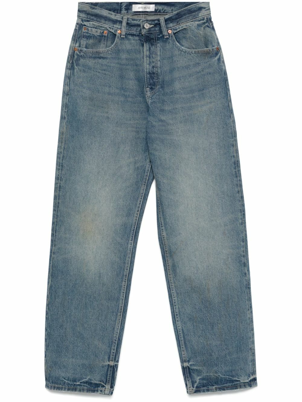 【関税込み】Aya Muse ブルー Hyn ジーンズ Blue Hyn Jeans by Aya Muse on Sale