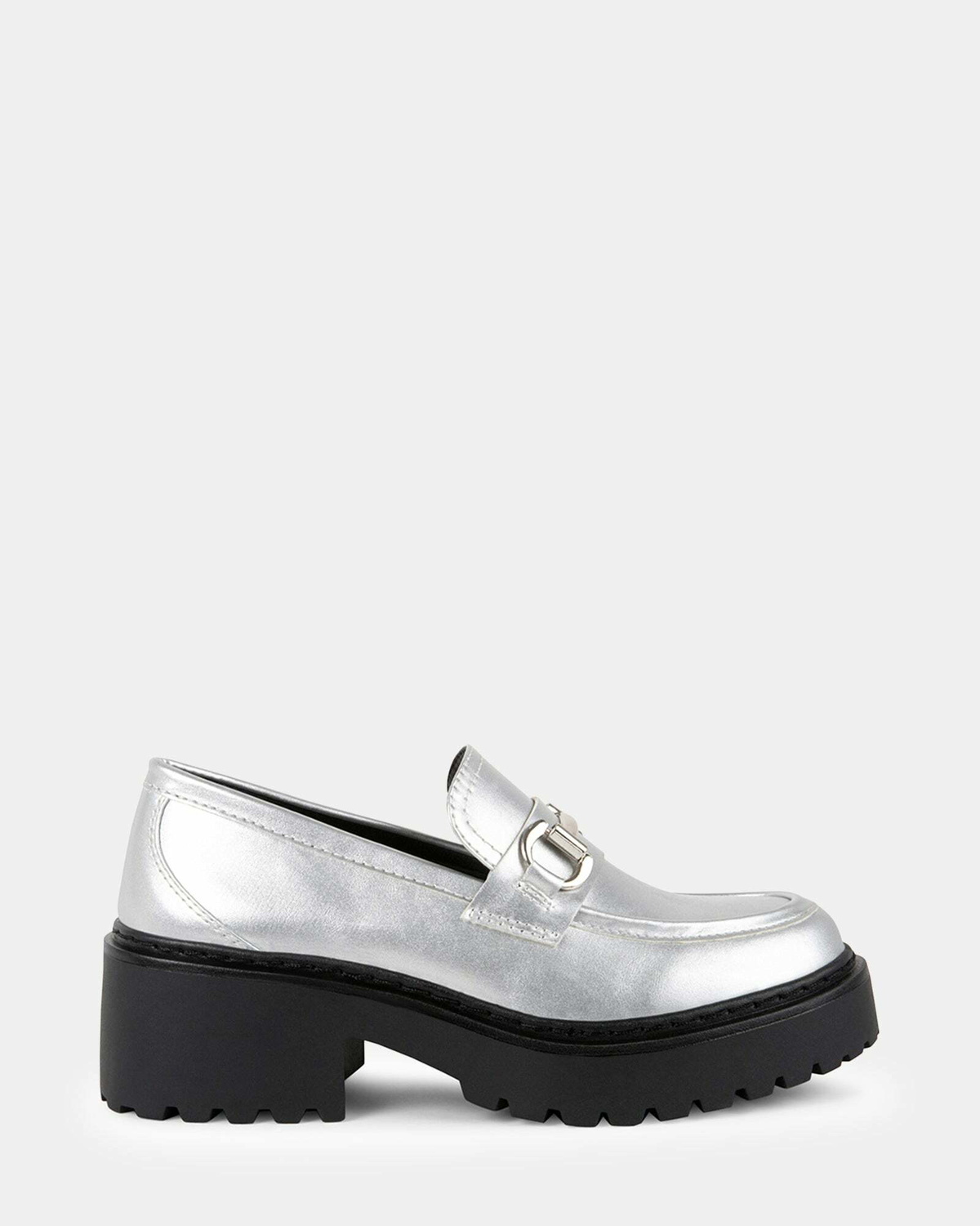 Steve Madden Approach Flats in Silver