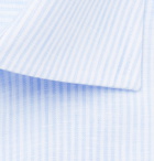 Canali - Striped Linen Shirt - Blue