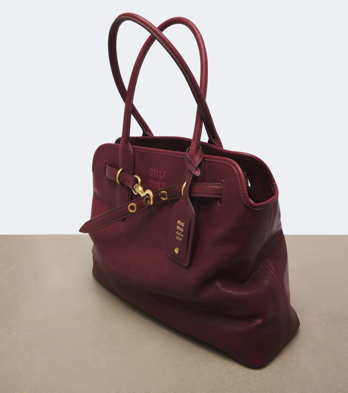 Miu Miu Aventure Medium leather shoulder bag