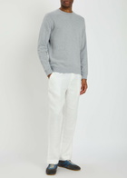 Sunspel Crew-neck Cotton Sweatshirt Grey