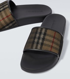 Burberry - Burberry Check slides