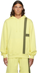 Helmut Lang Yellow Stripe Hoodie