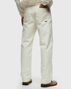 Arte Antwerp Embroidery Back Pocket Canvas Beige - Mens - Casual Pants