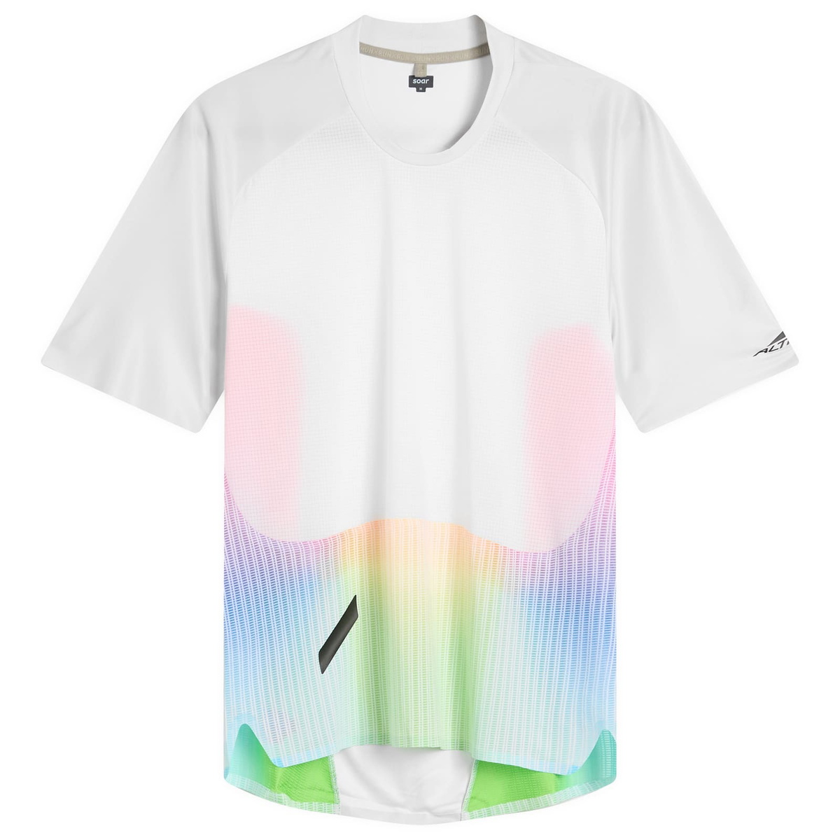 SOAR Men's x Altra Trail Race Top in Rainbow/Grey