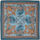 Acne Studios Blue Printed Scarf