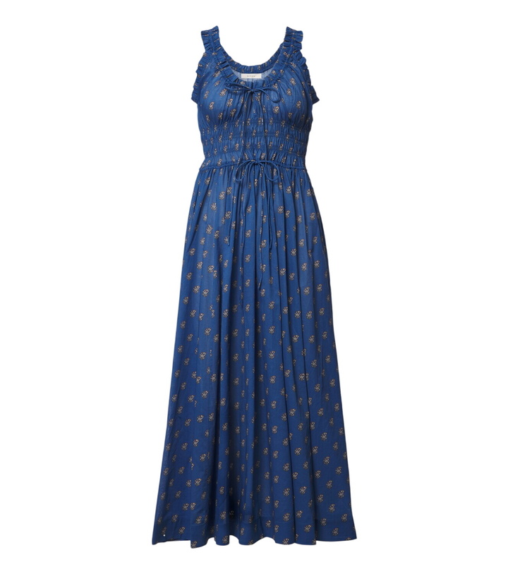 Photo: Dôen Emmaretta floral cotton midi dress