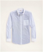 Brooks Brothers Men's Original Polo Button-Down Oxford Fun Shirt | Blue