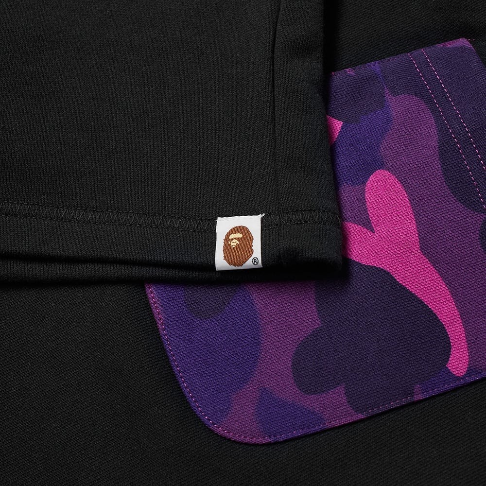 BAPE Shark Sweat Shorts Black/Purple