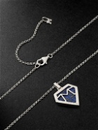 Mateo - Silver Lapis Lazuli Pendant Necklace