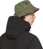 Gramicci Reversible Green & Black Twill Bucket Hat