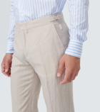 Orlebar Brown 007 Griffon linen straight pants