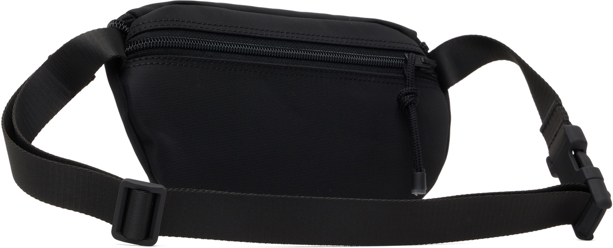 VETEMENTS Black Metal Logo Belt Bag