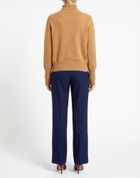 Victoria Beckham Womens Turtleneck in Camel