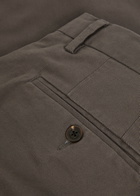 Gant Straight-leg Stretch-cotton Chinos Brown