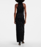 Galvan Embellished maxi dress