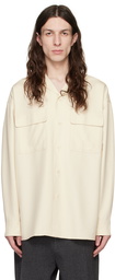 AMI Alexandre Mattiussi Off-White Patch Pockets Shirt