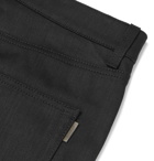 Saint Laurent - Skinny-Fit 15cm Hem Stretch-Denim Jeans - Men - Black