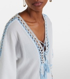 Anna Kosturova Crochet cotton kaftan