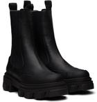 GANNI Black Mid Chelsea Boots