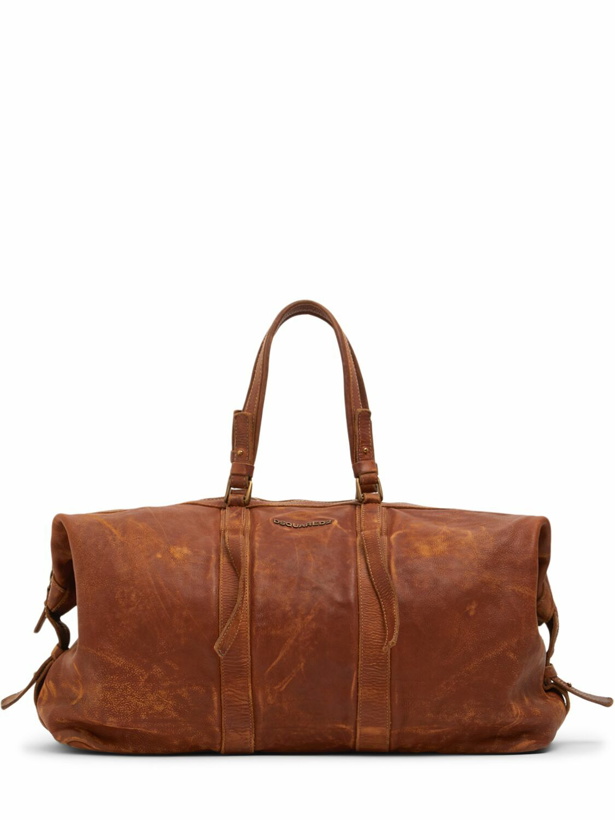 Photo: DSQUARED2 Washed Leather Duffle Bag