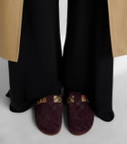 Burberry Urchin suede clogs