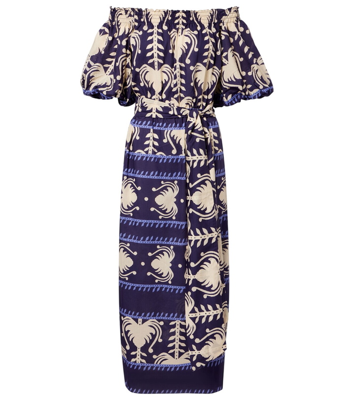 Photo: Johanna Ortiz Harbour Hues printed poplin midi dress