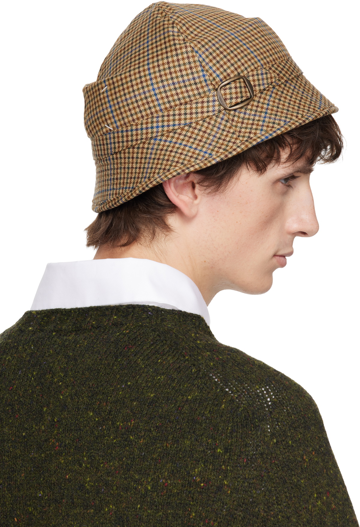 Maison Margiela Brown Wool Hat