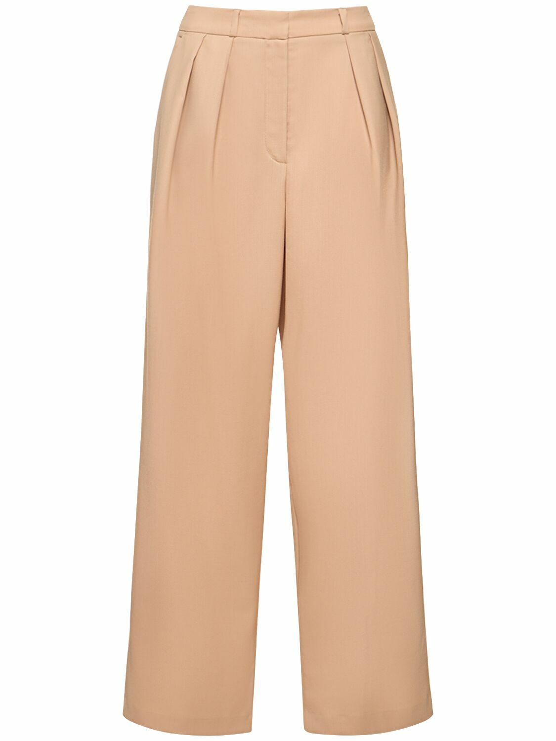 Tansy Pleated Trousers - Chocolate – The Frankie Shop