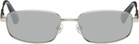 JACQUEMUS Silver 'The Sera' Sunglasses
