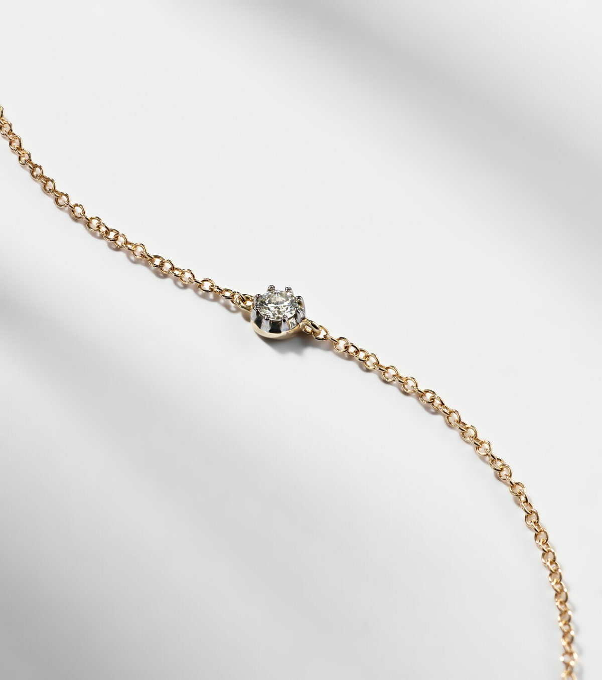 Stone and Strand The Alibi 10kt gold bracelet with diamond