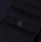 Ermenegildo Zegna - Traveller Compression Wool-Blend Socks - Blue