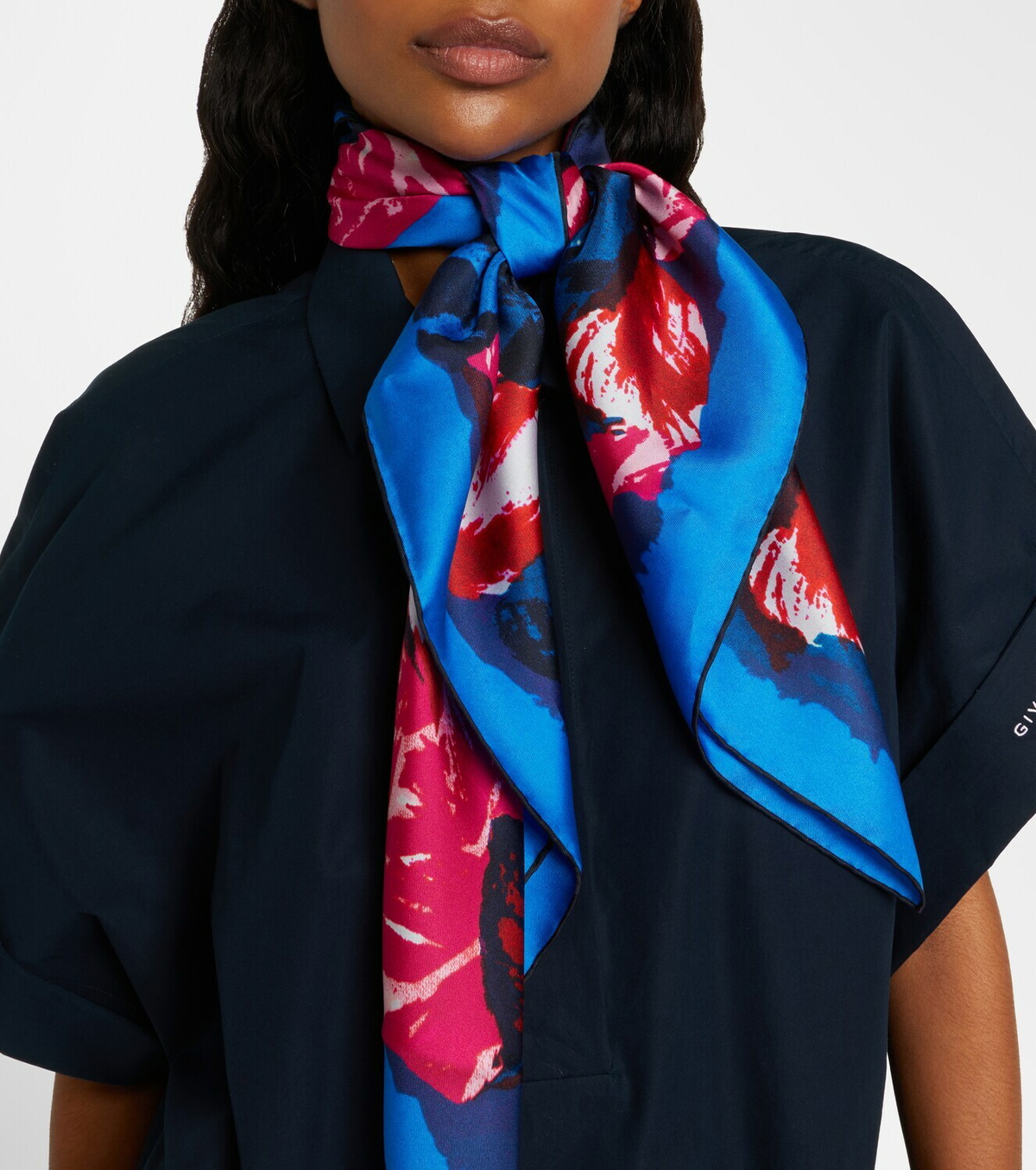 Givenchy Printed silk scarf