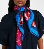 Givenchy Printed silk scarf