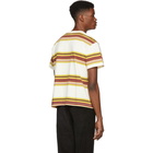 Noon Goons Off-White Surfer Stripe T-Shirt