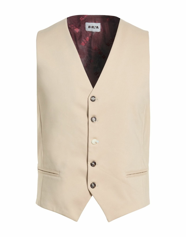 Photo: Berna Mens Tailored Vest in Beige