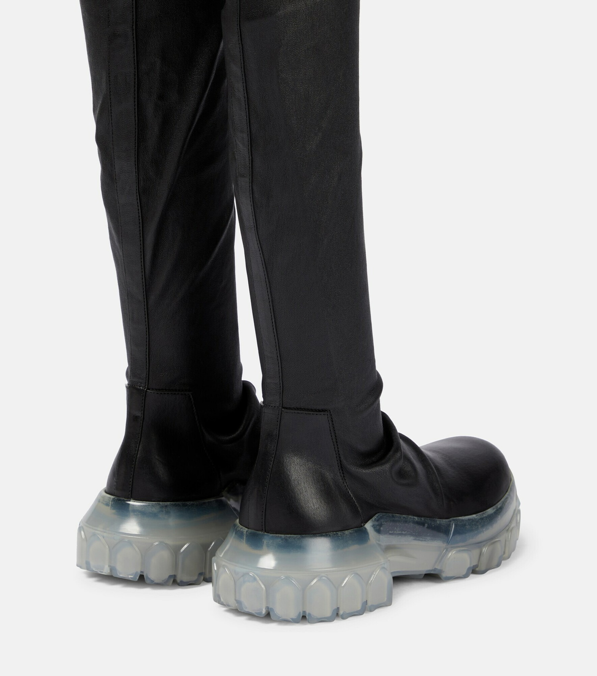 Rick Owens - Leather over-the-knee boots