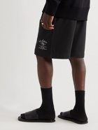 Givenchy - Logo-Print Cotton-Jersey Shorts - Black