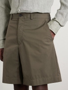 Slowear - Ribstop Cotton-Blend Shorts - Green
