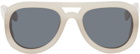 Dries Van Noten Off-White Linda Farrow Edition 25 C5 Sunglasses